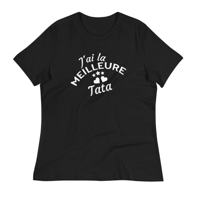 T-shirt Décontracté pour Femme J’ai la meilleure tata