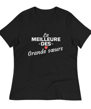 T-shirt Décontracté pour Femme la meilleure des grande sœurs