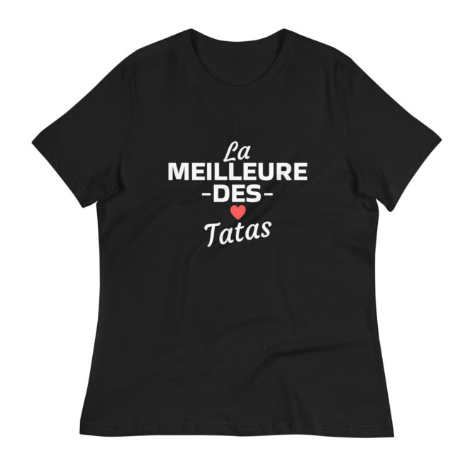 T-shirt Décontracté pour Femme la meilleure des tatas