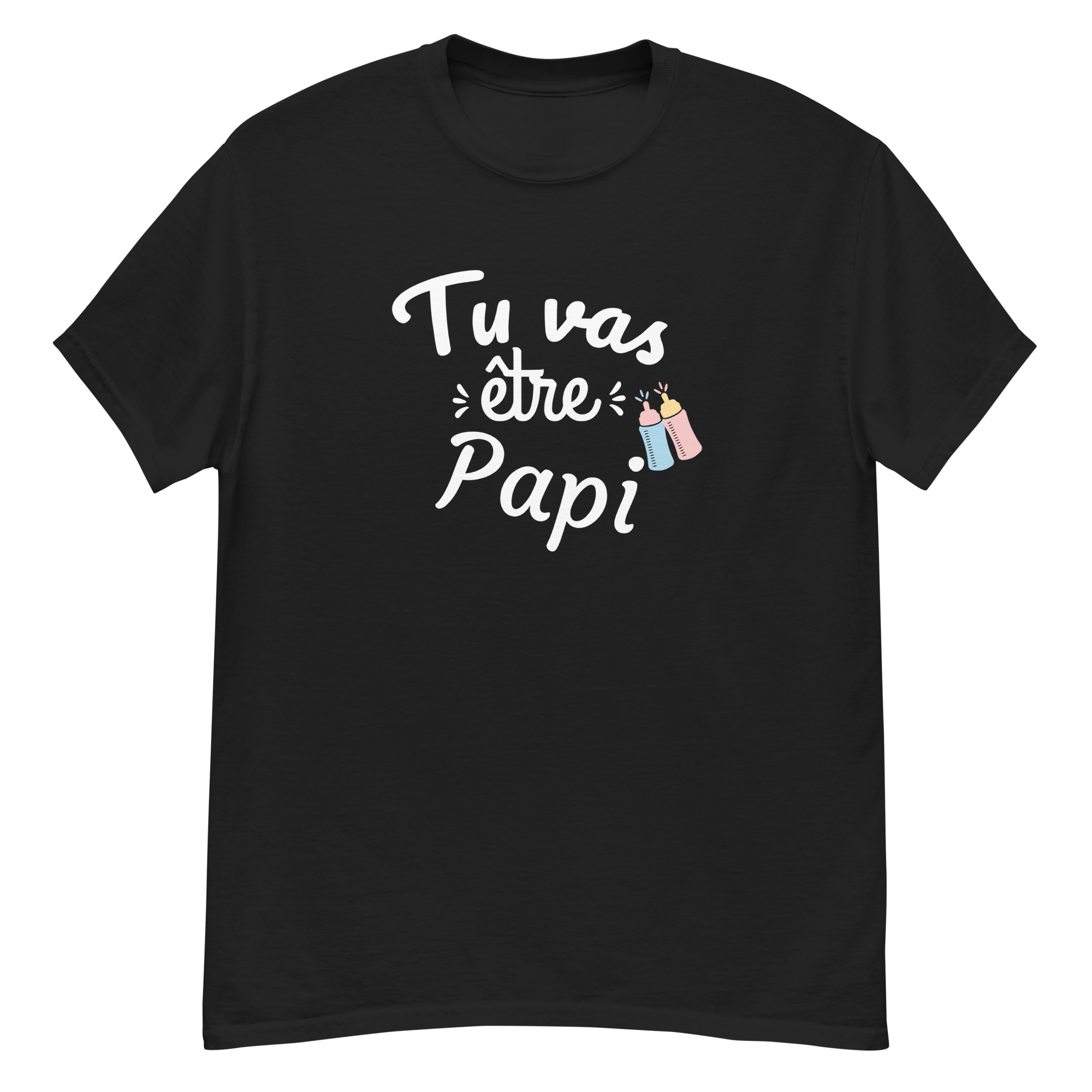 T-shirt classique homme tu va être papi