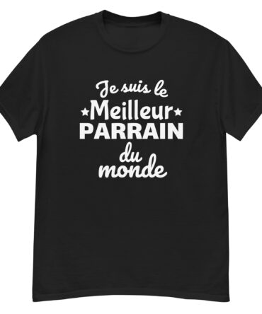 T-shirt classique Je suis le meilleur parrain du monde