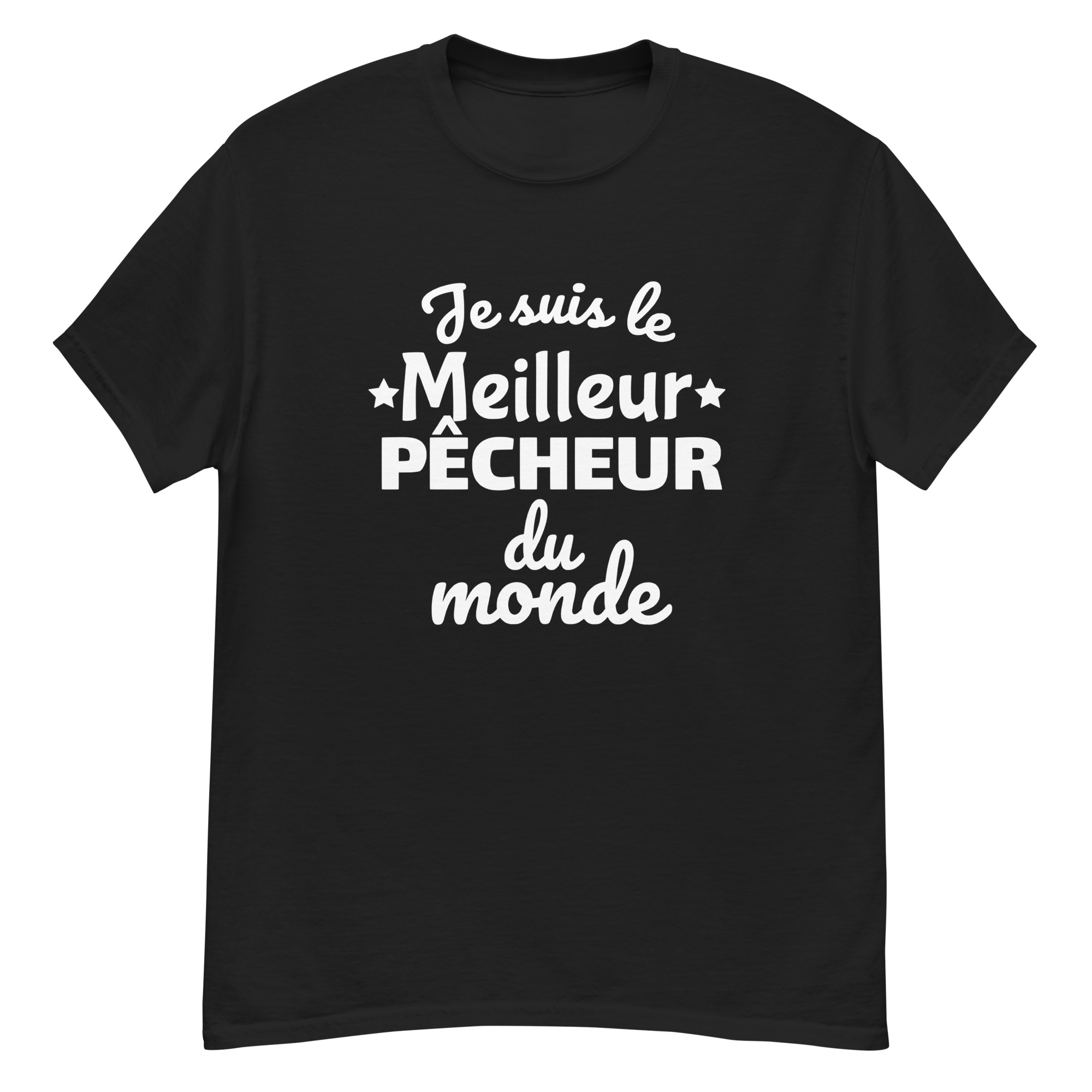T-shirt classique homme Je suis le meilleur pêcheur du monde