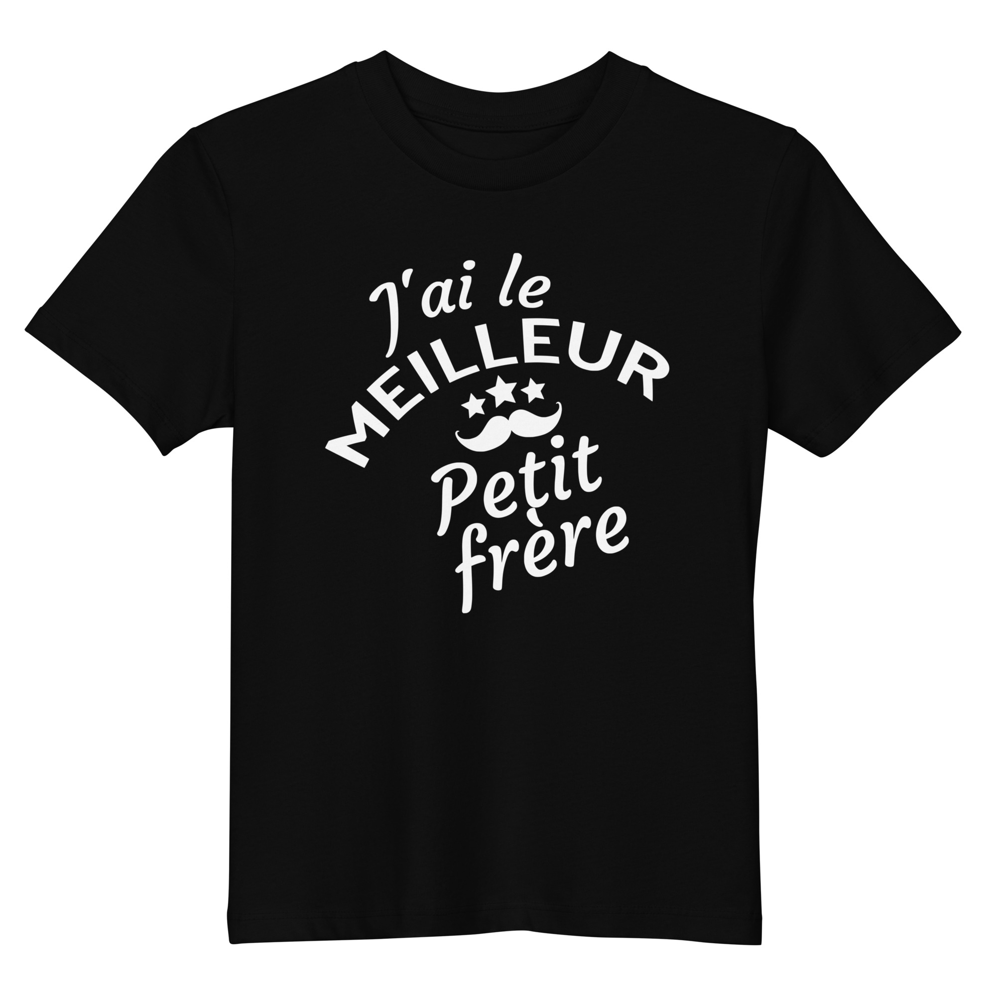 T-shirt en coton bio enfant J’ai le meilleur petit frère