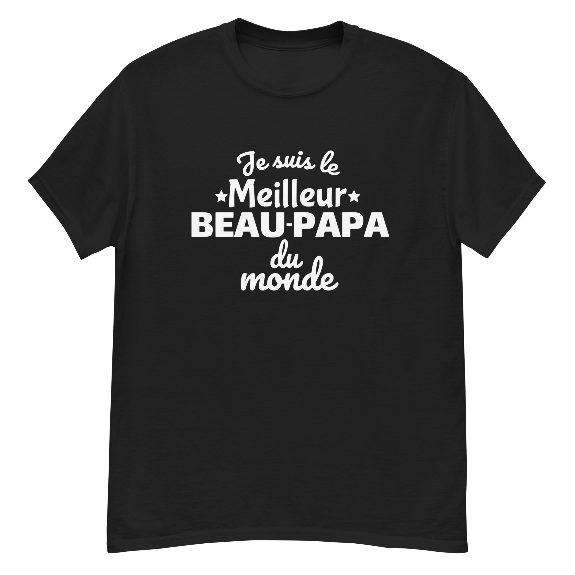 T-shirt classique homme Je suis le meilleur beau-papa du monde