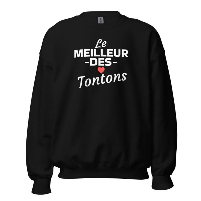Sweat Unisexe à Col Rond le meilleur des tonton