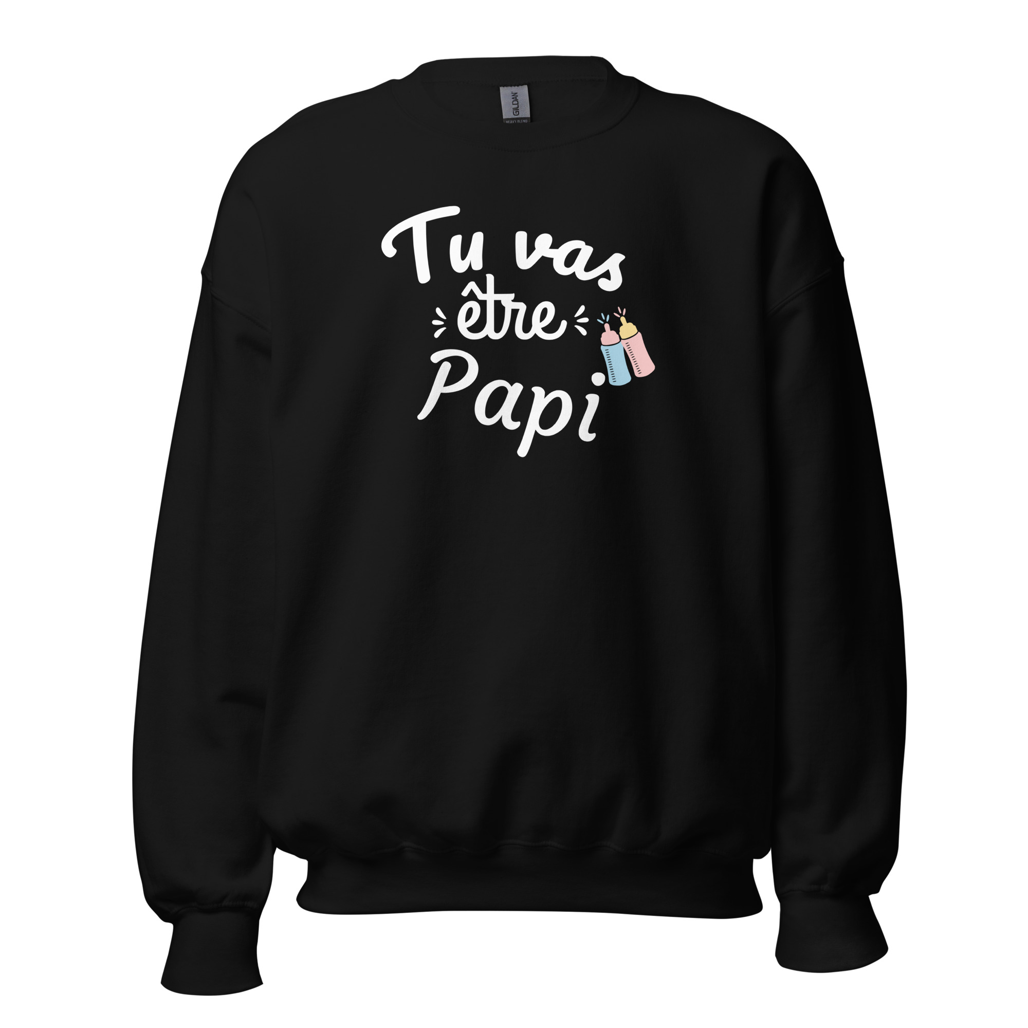 Sweat Unisexe à Col Rond tu va être papi