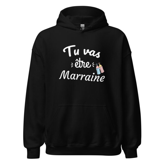 Sweat à capuche tu va être marrain
