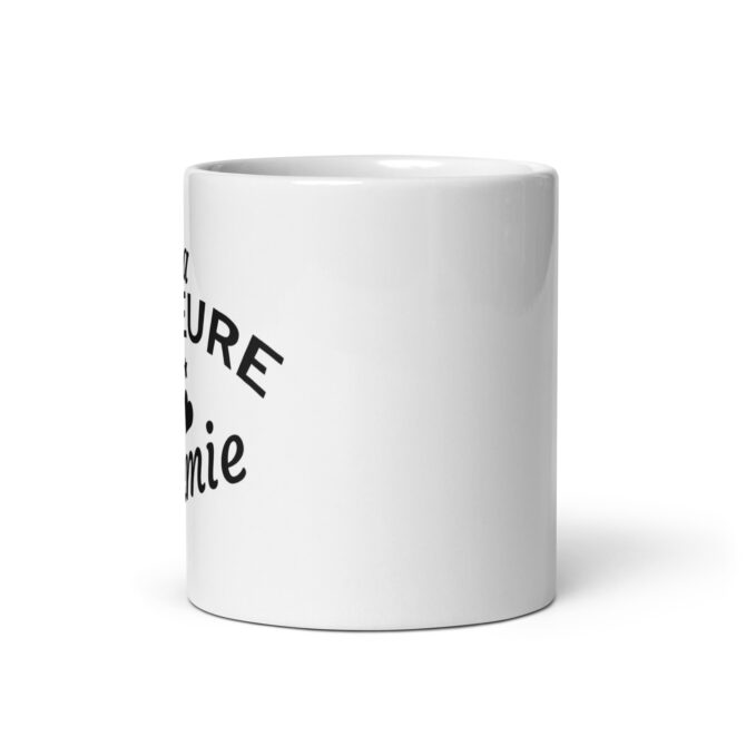 Mug Blanc Brillant J’ai la meilleure mamie