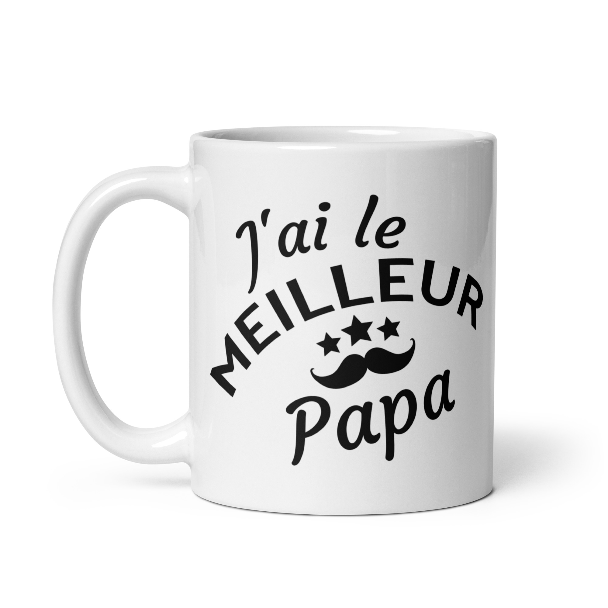 Mug Blanc Brillant J’ai le meilleur papa