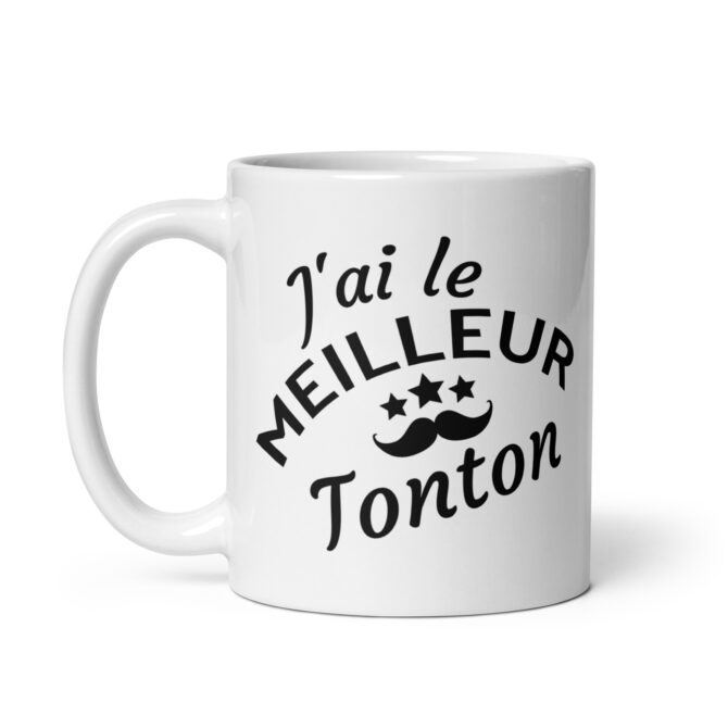 Mug Blanc Brillant J’ai le meilleur tonton