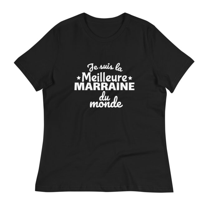 T-shirt Décontracté pour Femme Je suis le meilleur marraine du monde