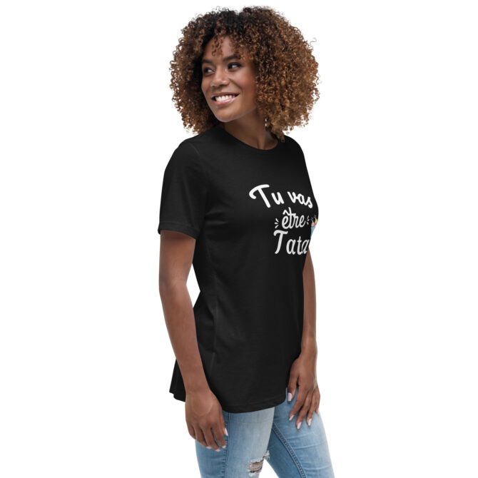 T-shirt Décontracté pour Femme tu va être tata