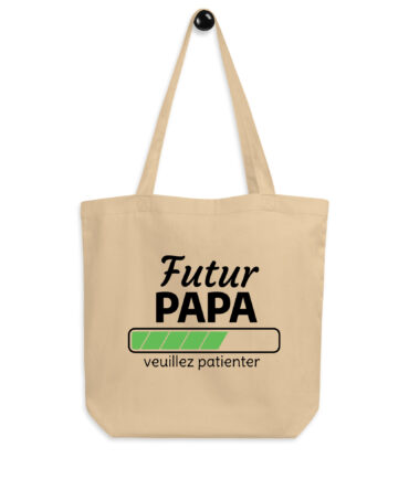 Tote Bag Bio Futur papa veuillez patienter