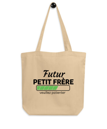 Tote Bag Bio Futur petit frère veuillez patienter