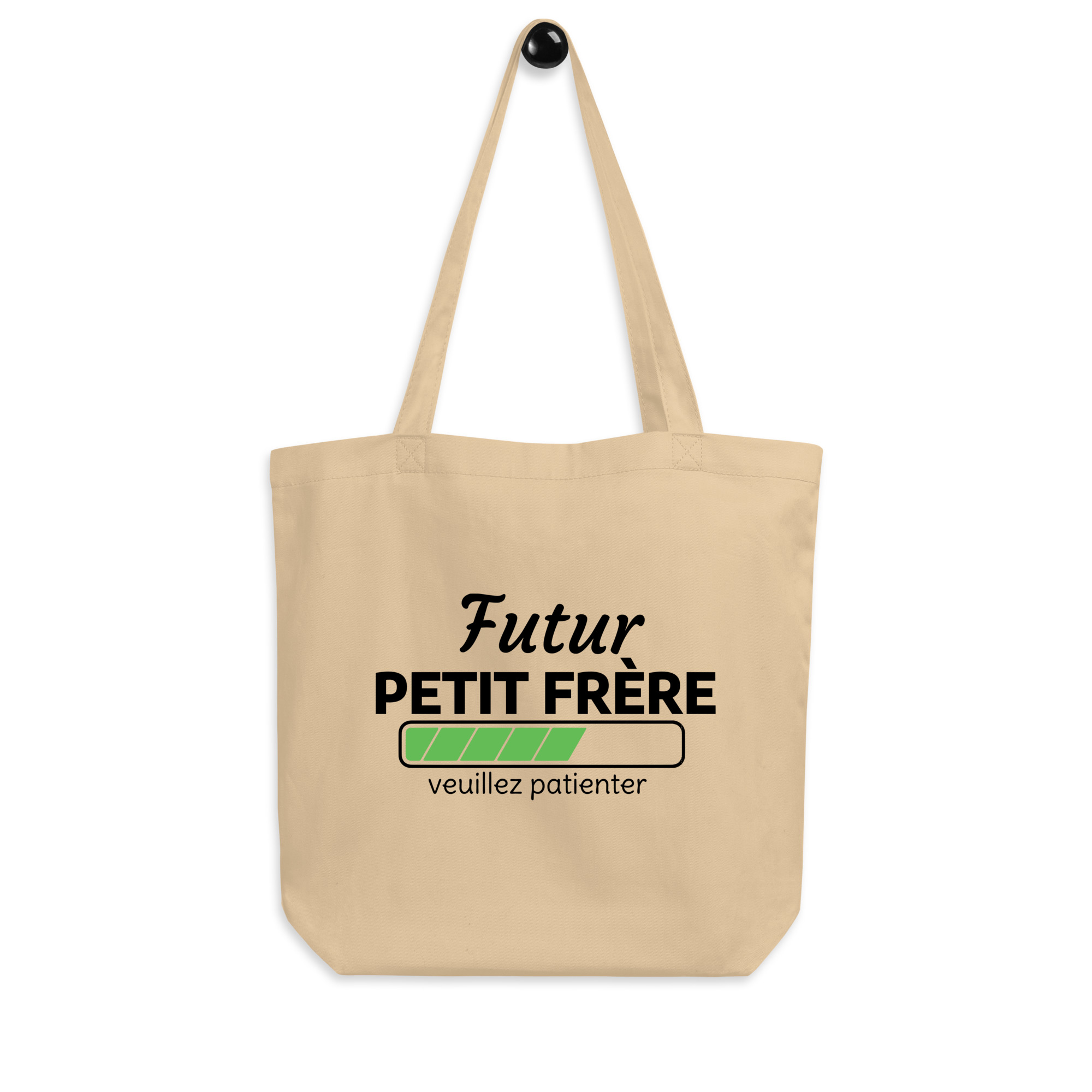 Tote Bag Bio Futur petit frère veuillez patienter