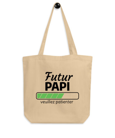 Tote Bag Bio Futur papi veuillez patienter
