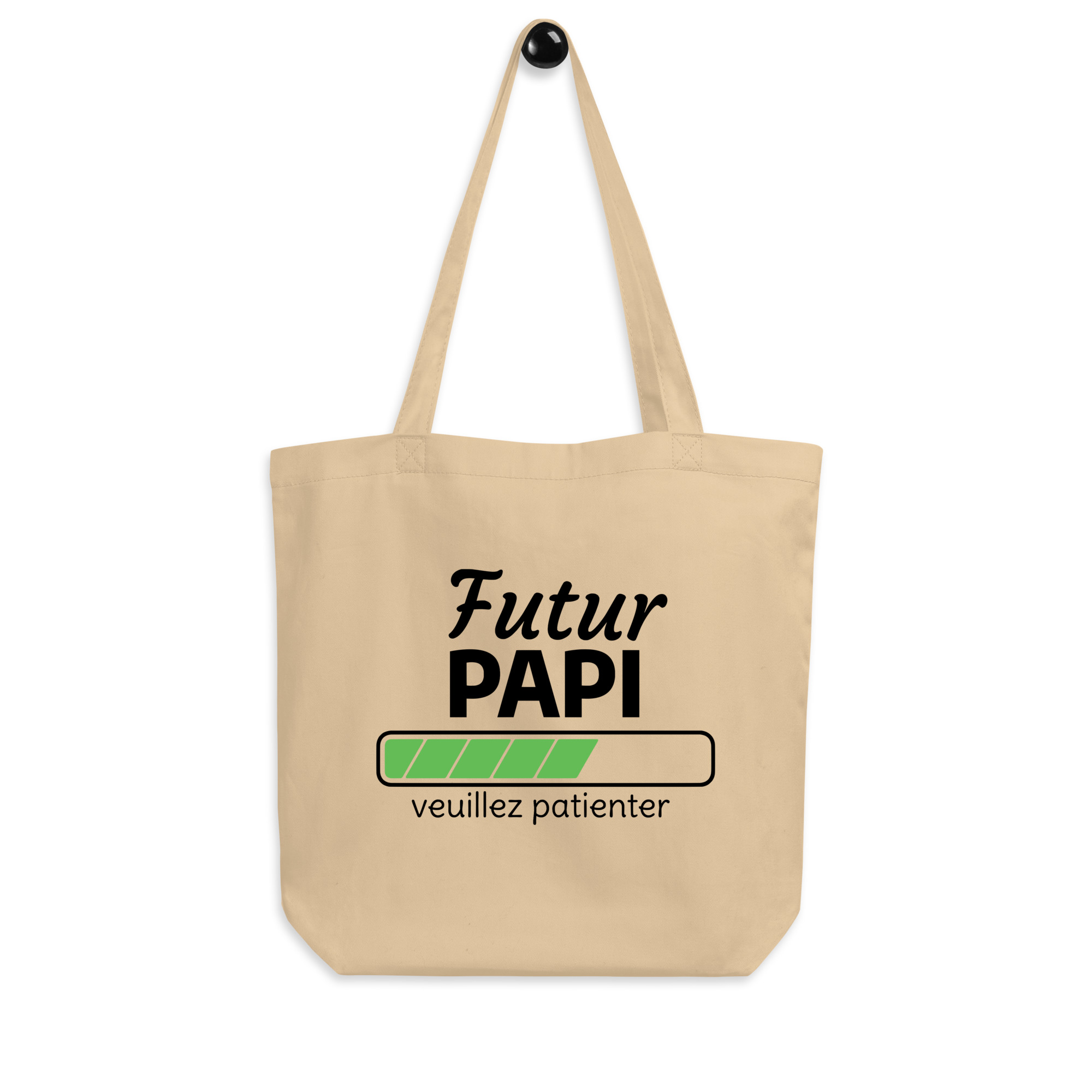 Tote Bag Bio Futur papi veuillez patienter