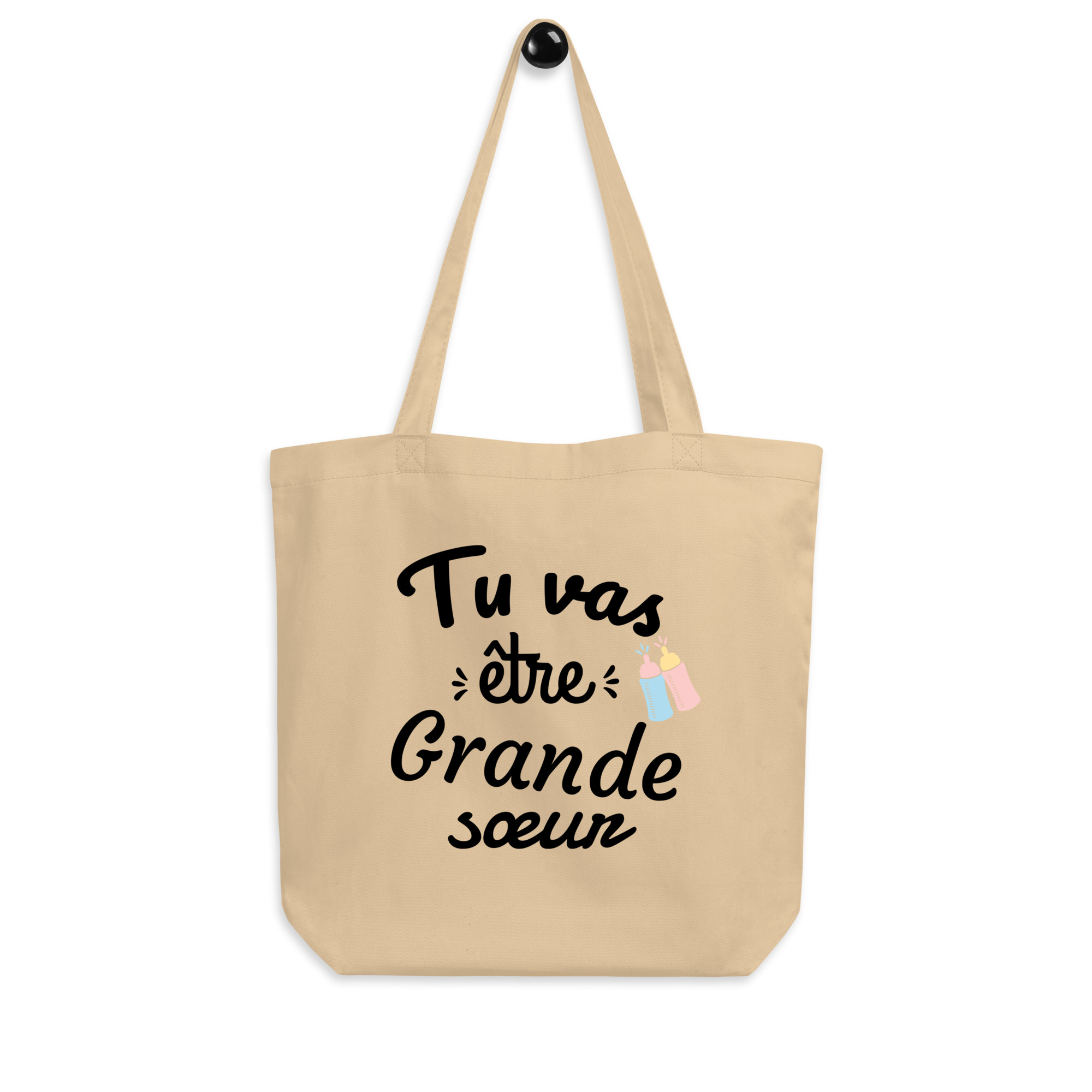 Tote Bag Bio Tu vas être grande sœur