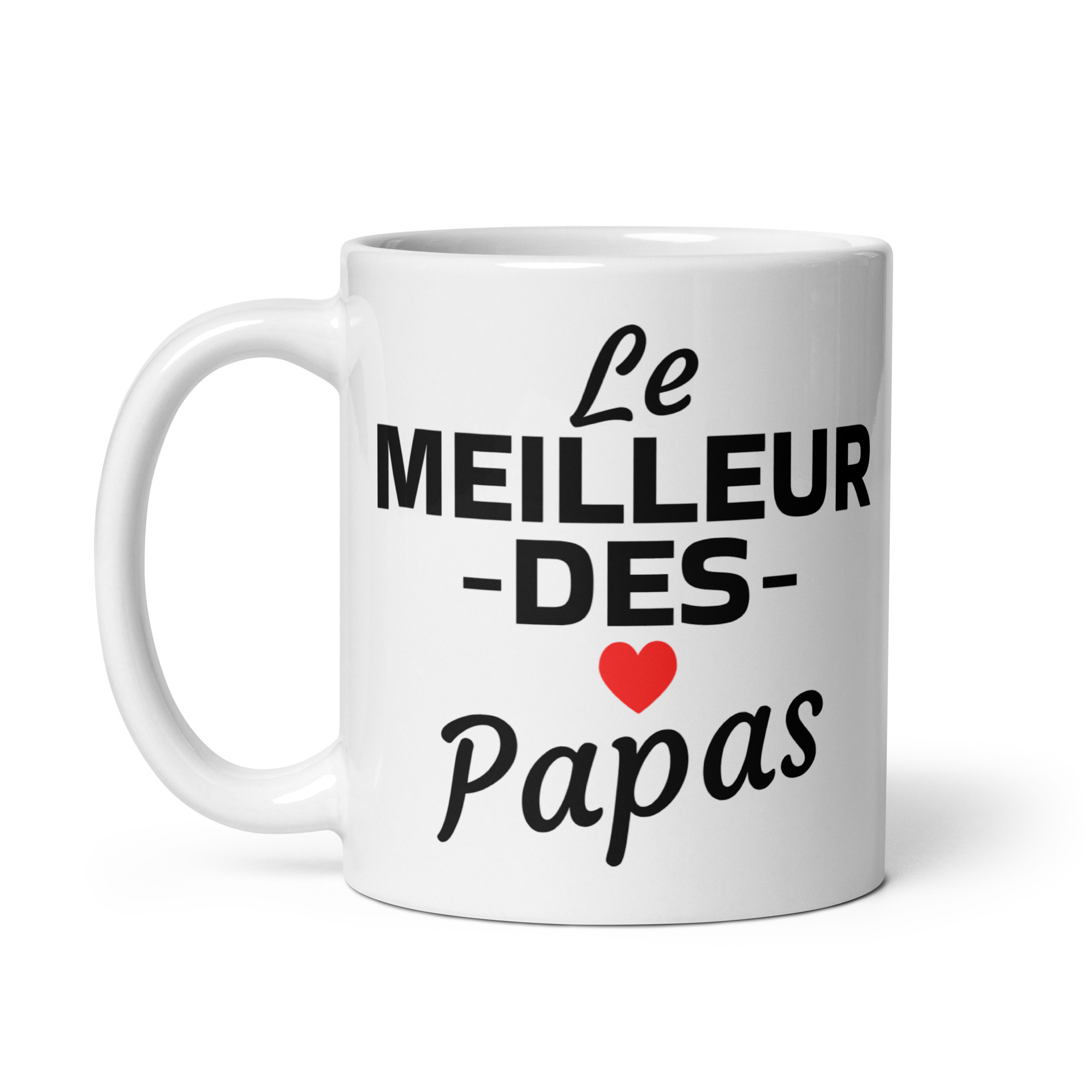 Mug Blanc Brillant le meilleur des papas