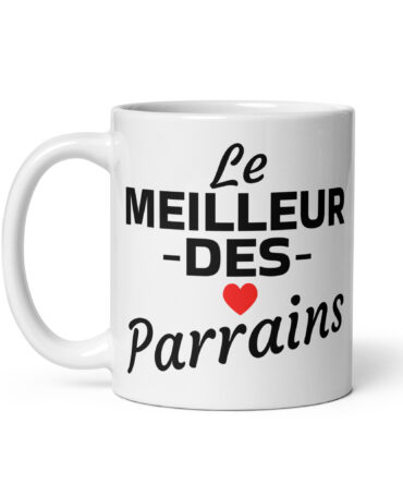 Mug Blanc Brillant le meilleur des parrains