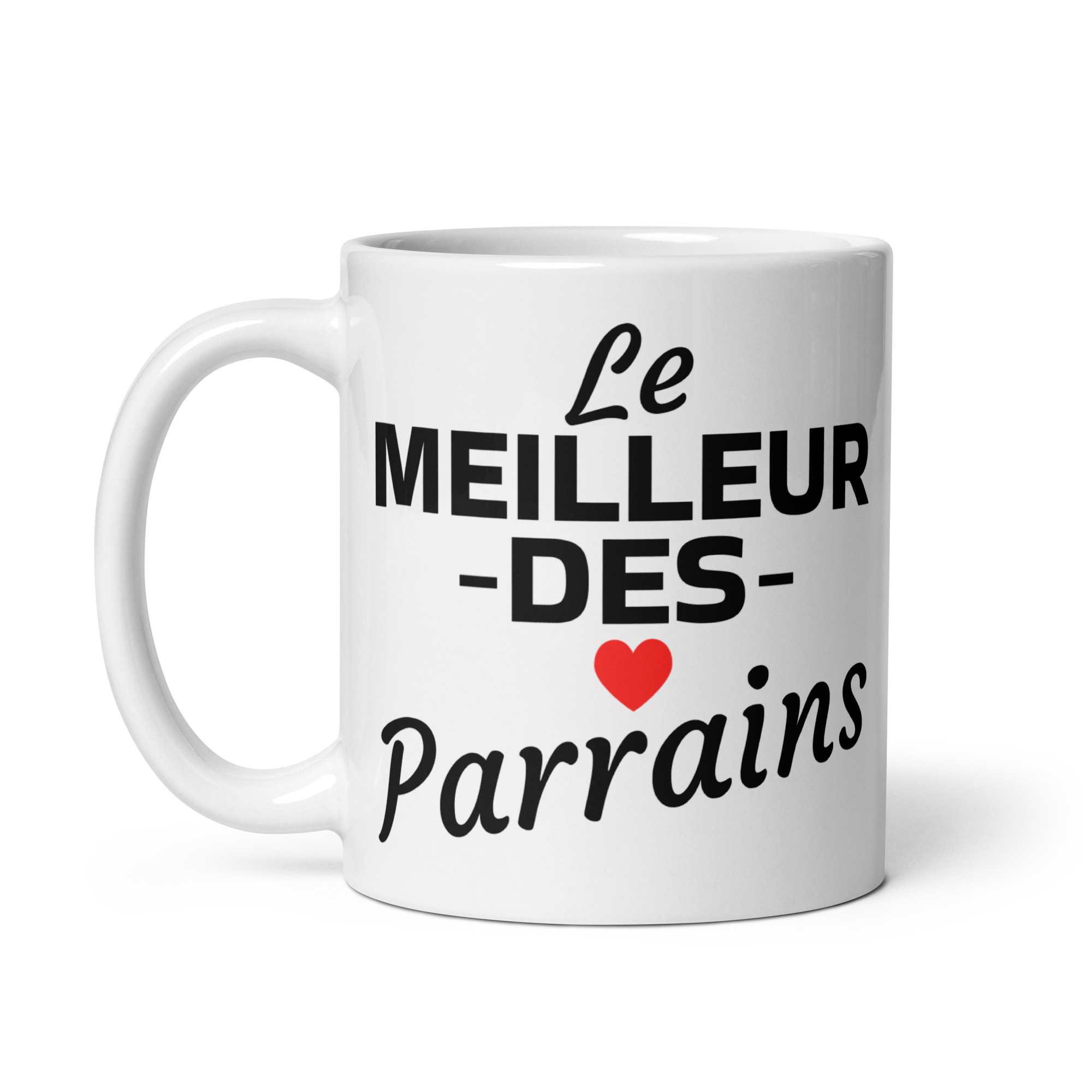 Mug Blanc Brillant le meilleur des parrains