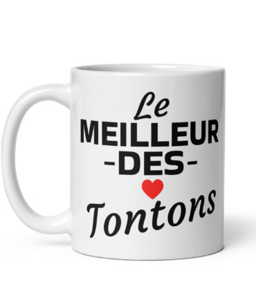 Mug Blanc Brillant le meilleur des tontons