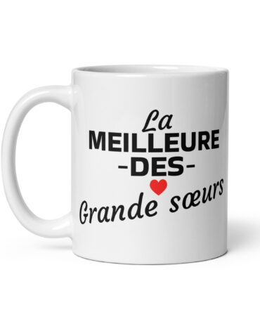 Mug Blanc Brillant la meilleure des grande sœurs