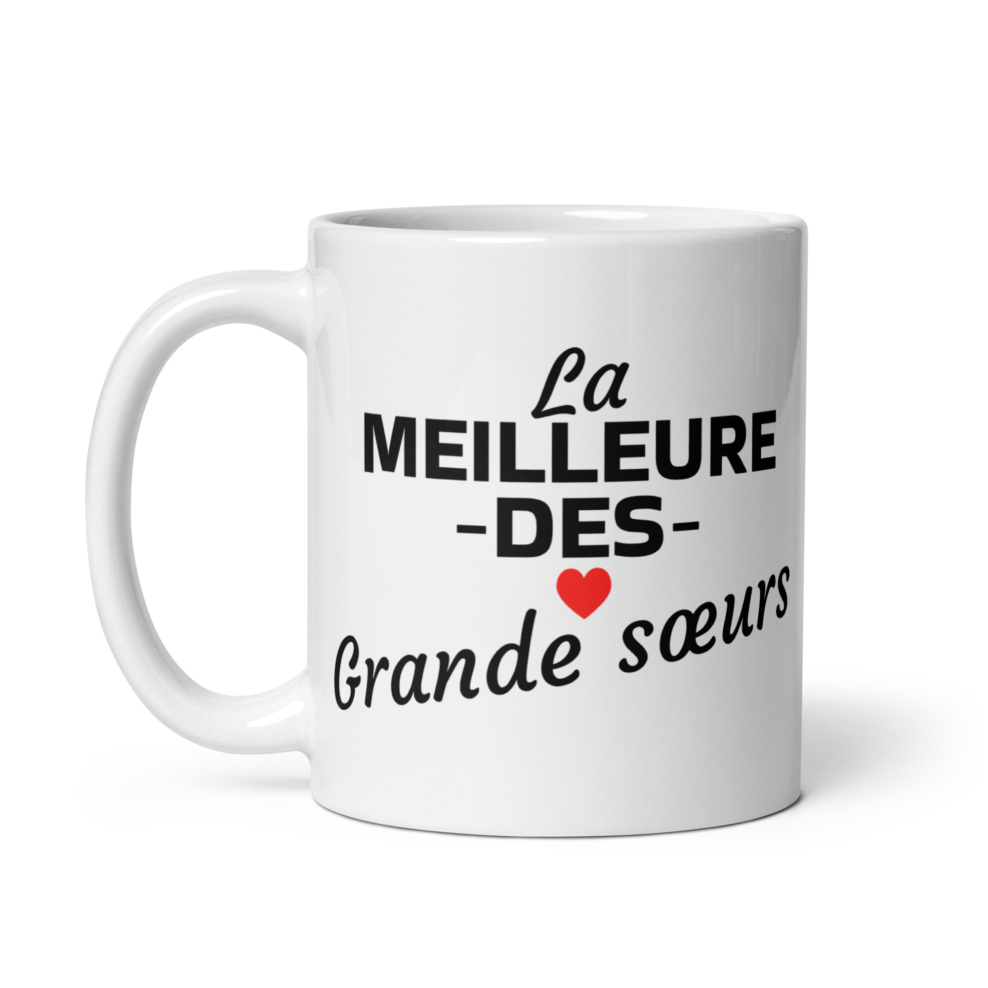 Mug Blanc Brillant la meilleure des grande sœurs