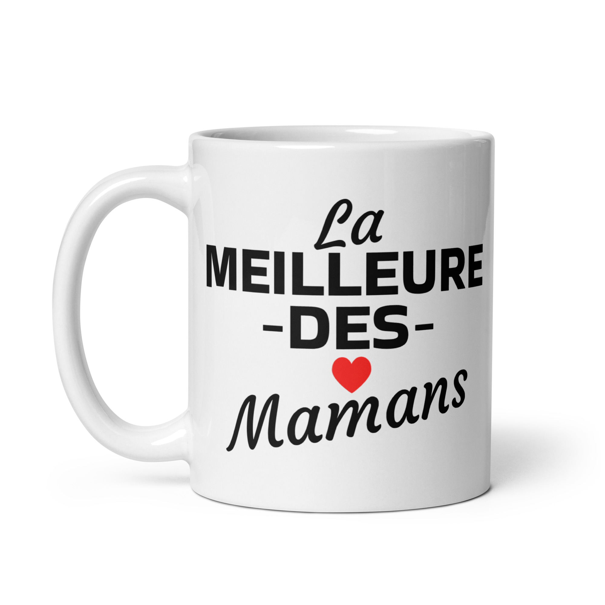 Mug Blanc Brillant la meilleure des mamans