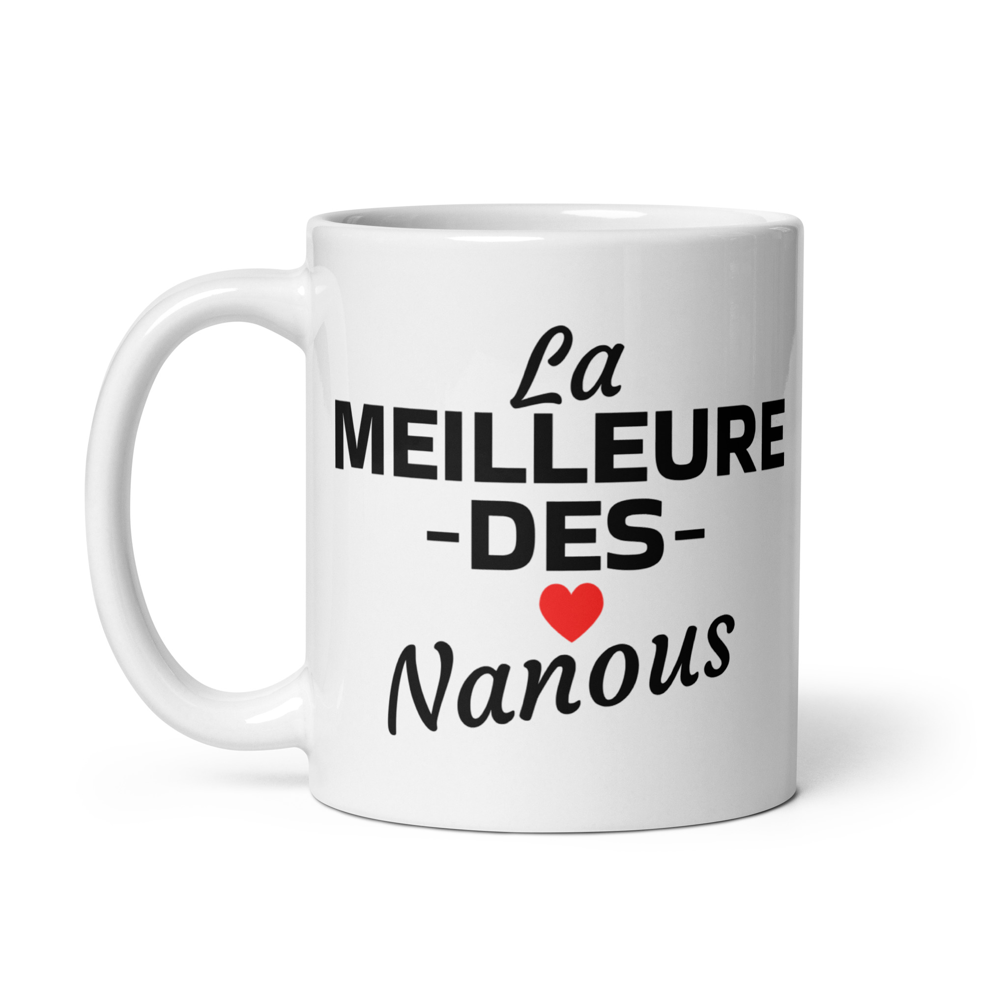 Mug Blanc Brillant la meilleure des nanous