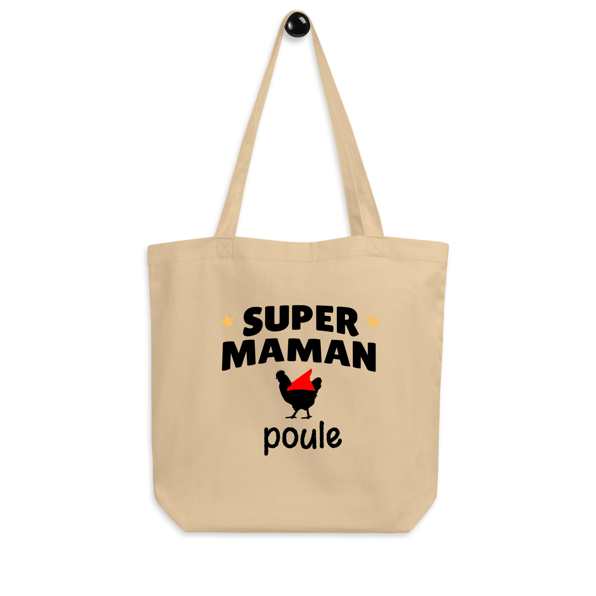 Tote Bag Bio Super maman poule