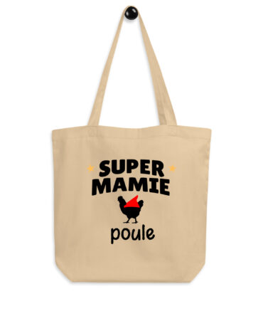 Tote Bag Bio Super mamie poule