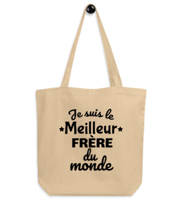 Tote Bag Bio je suis le meilleur frère du monde