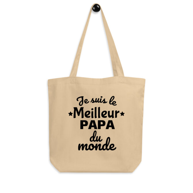 Tote Bag Bio Je suis le meilleur papa du monde