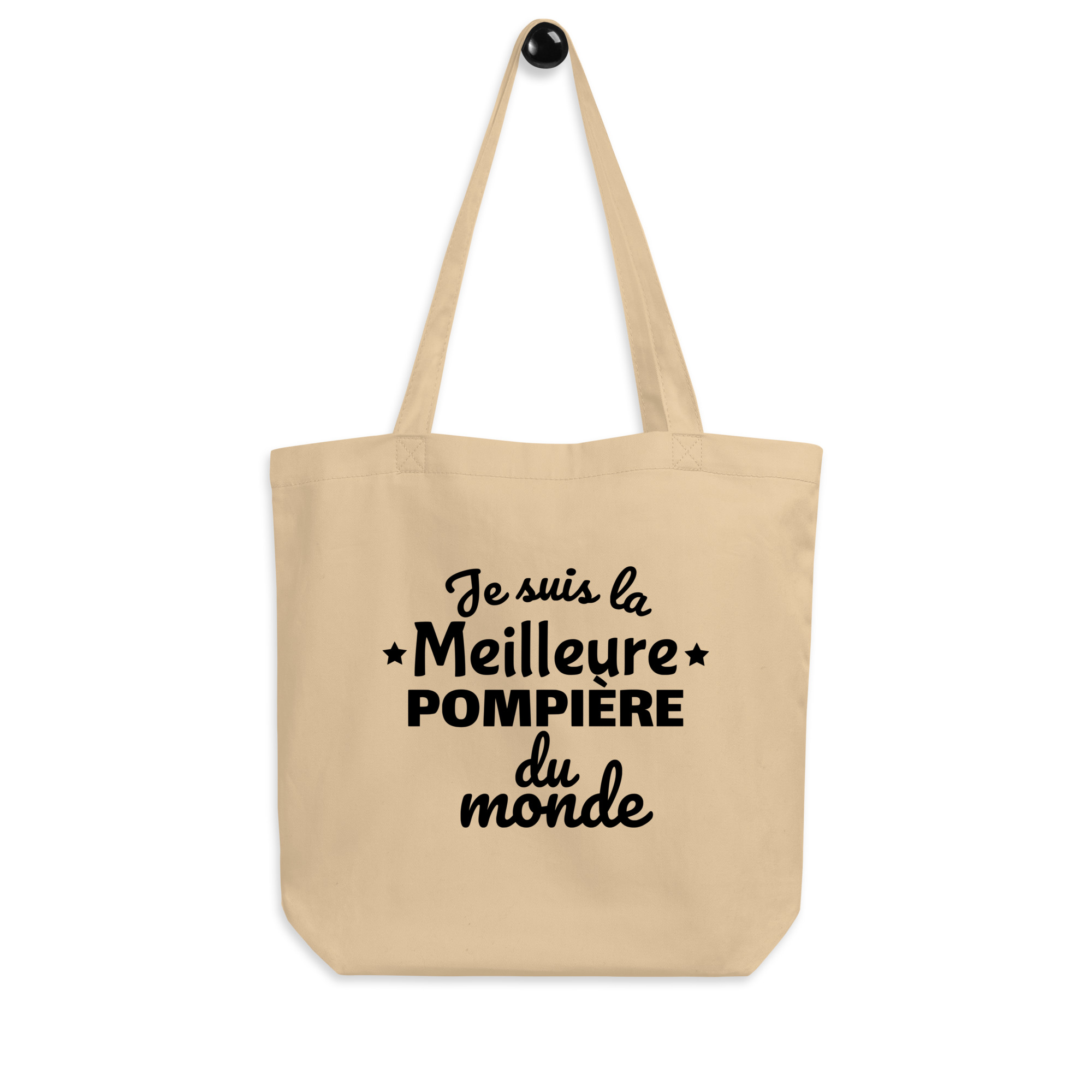 Tote Bag Bio Je suis la meilleure pompière du monde