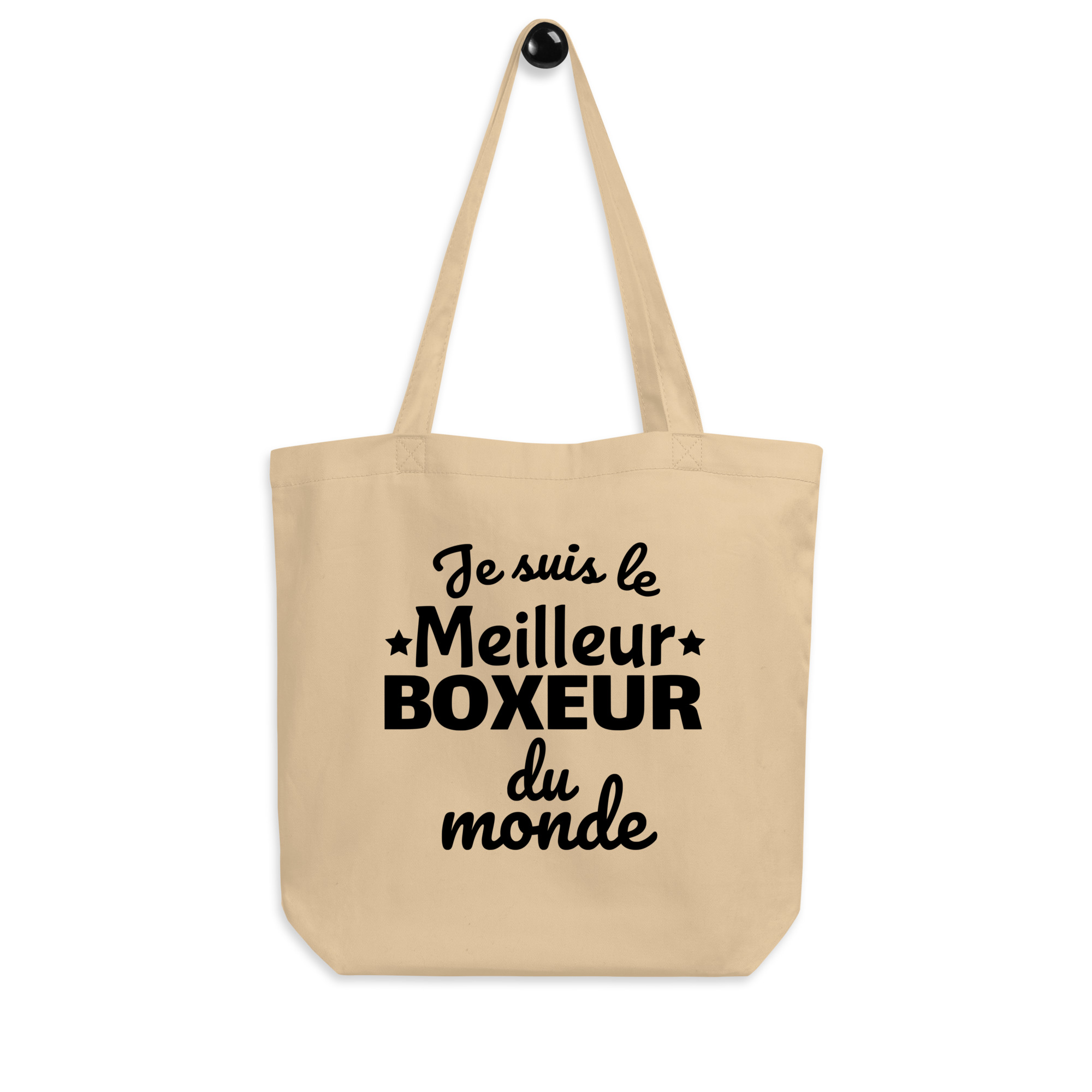 Tote Bag Bio Je suis le meilleur boxeur du monde