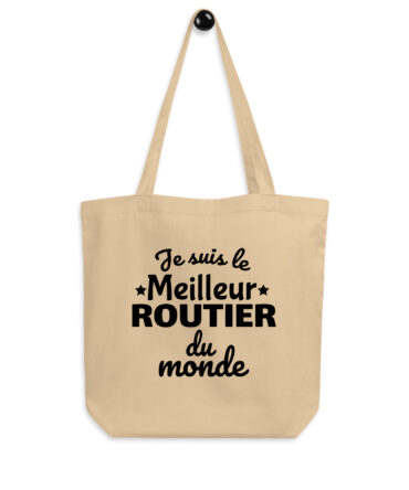 Tote Bag Bio Je suis le meilleur routier du monde