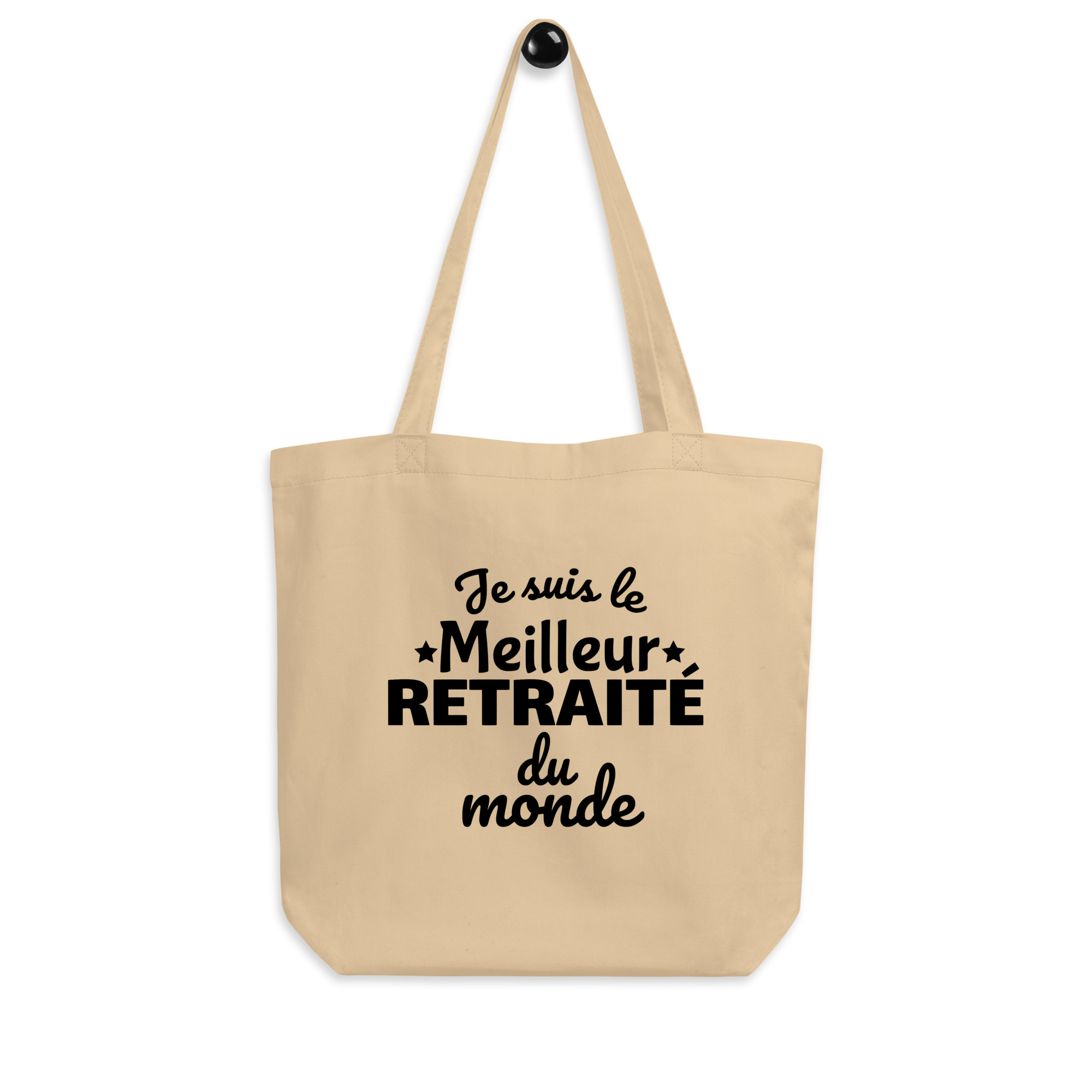 Tote Bag Bio Je suis le meilleur retraité du monde