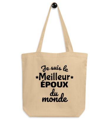 Tote Bag Bio Je suis le meilleur époux du monde