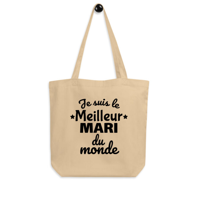 Tote Bag Bio Je suis le meilleur pêcheur du monde