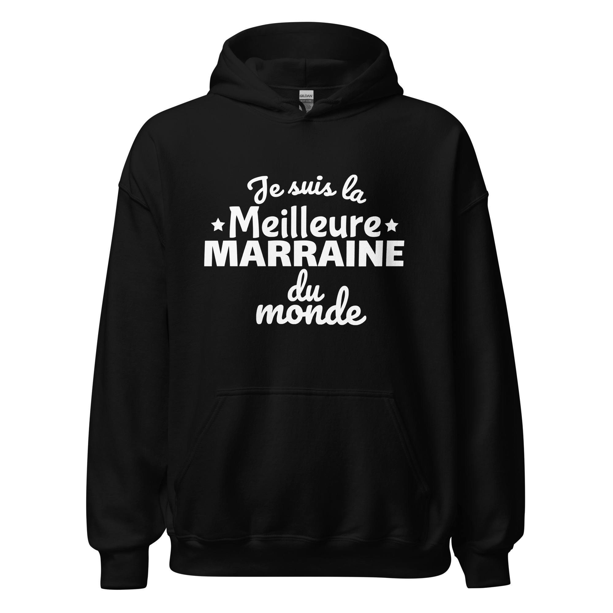 Sweat à capuche Je suis le meilleur marraine du monde