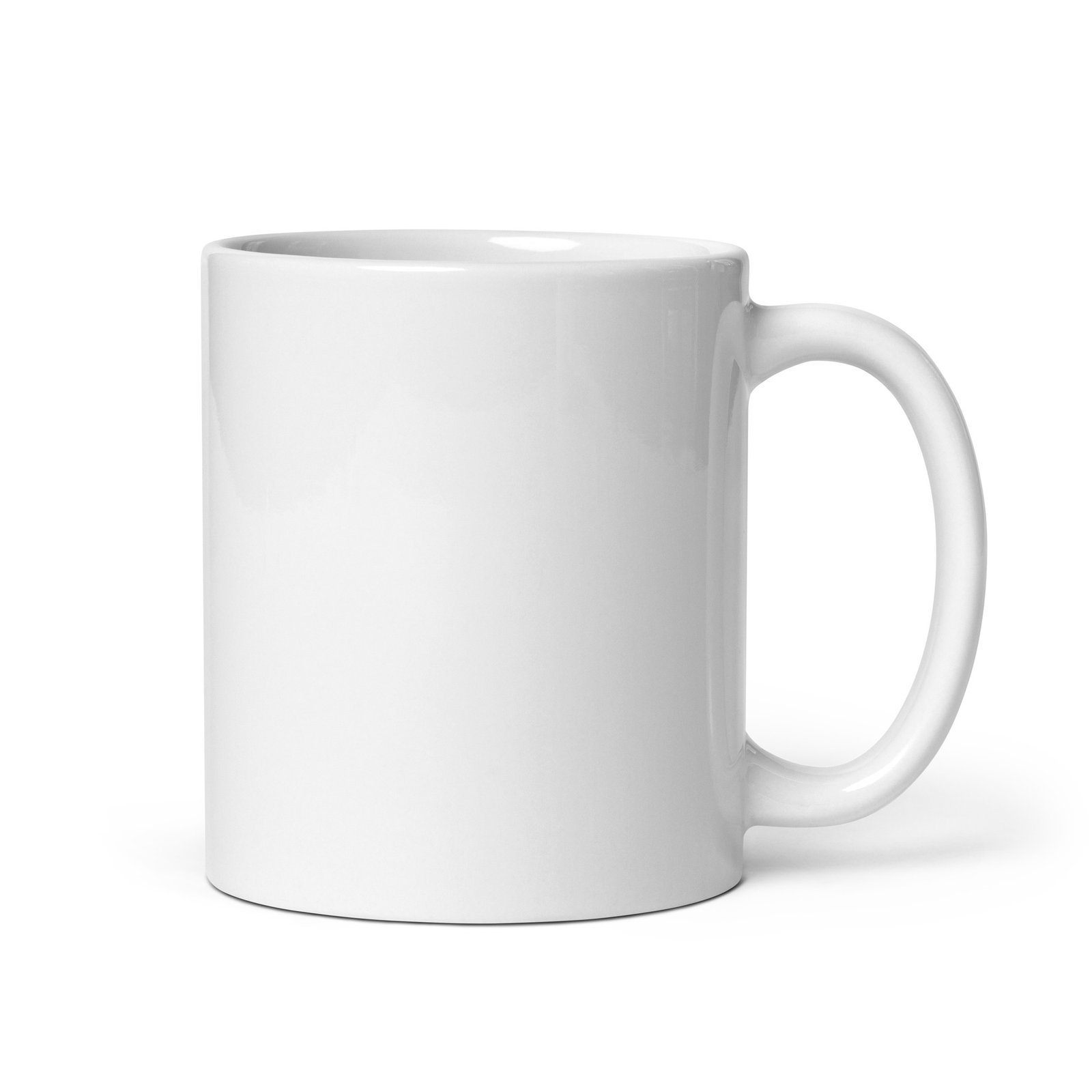 Mug Blanc Brillant Né pour faire du vélo